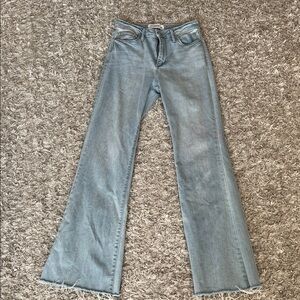Just Black Light Blue high rise the scissor cut size 26